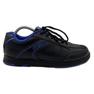 Strikeforce Flyer Bowling Shoes Mens Size 10 Black Blue Athletic KR Strikeforce